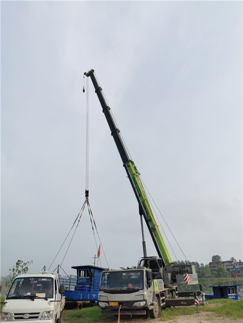 龙城区桥梁建设吊装案例